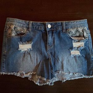 Jean shorts like new condition